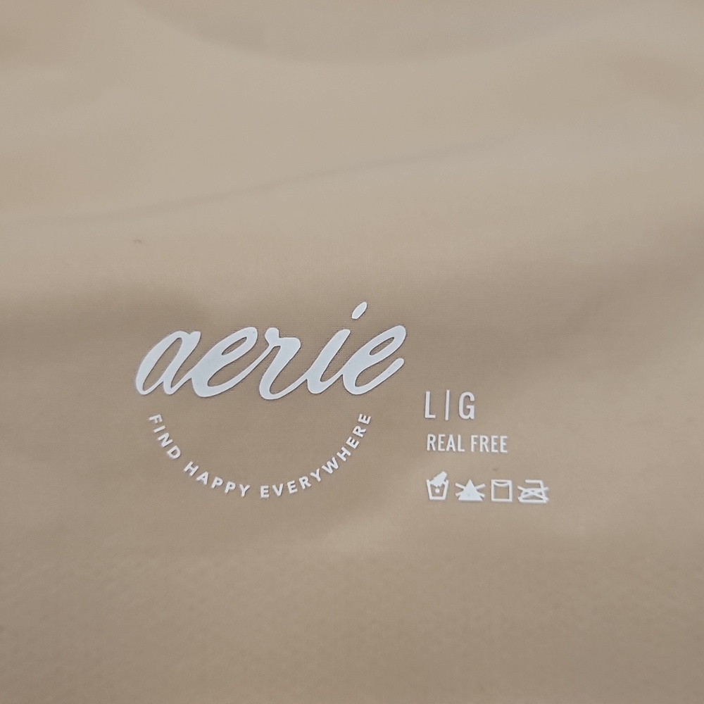 Aerie Light Tan Seamless Bandeau With Removable Pads Size L - Picture 7 of 8